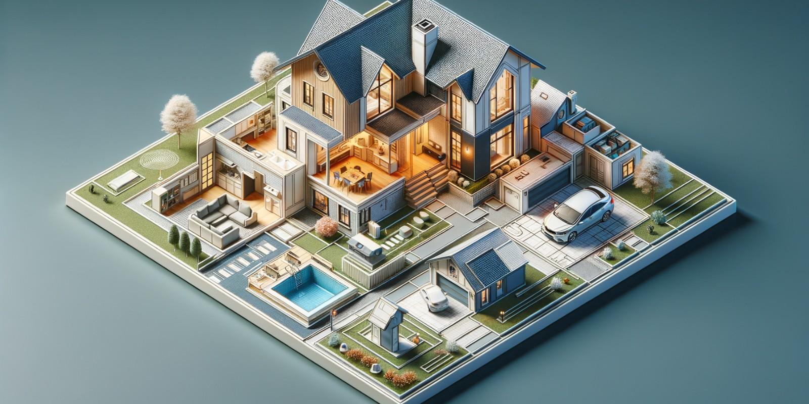 Planificación de Espacios en una Nueva Casa Familiar